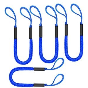 Bungee Dock Lines Boat 4 Feet Shock Cords Docking Rope Mooring Rope (049) in red